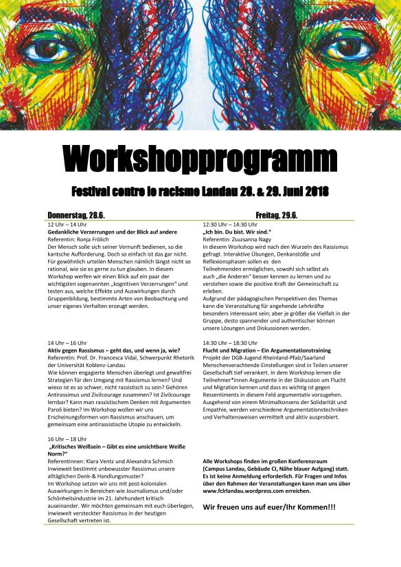 Workshopprogramm